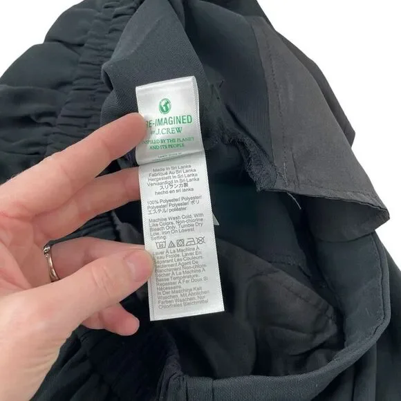 J. Crew Jamie pants with elastic waist Size 8‎ black - Picture 8 of 8